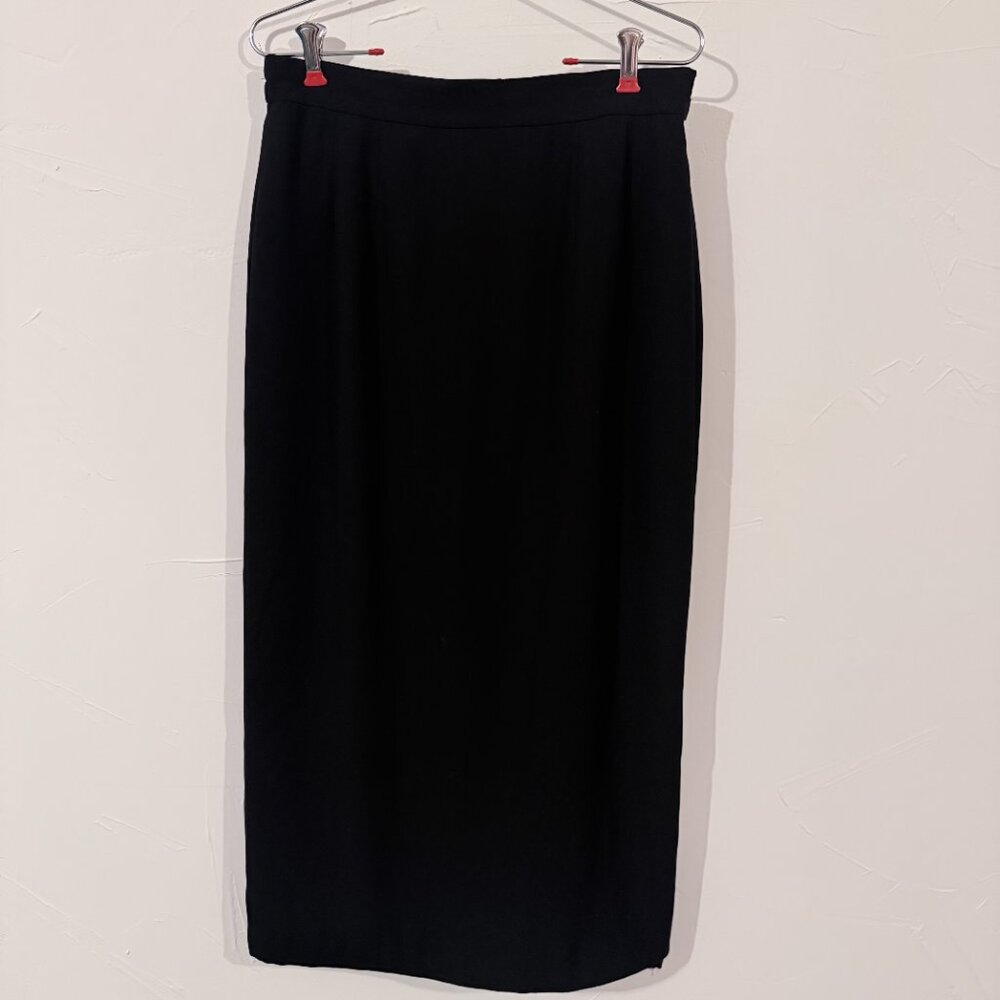 High Point Black Midi Skirt size 10, classic, casual, business, office